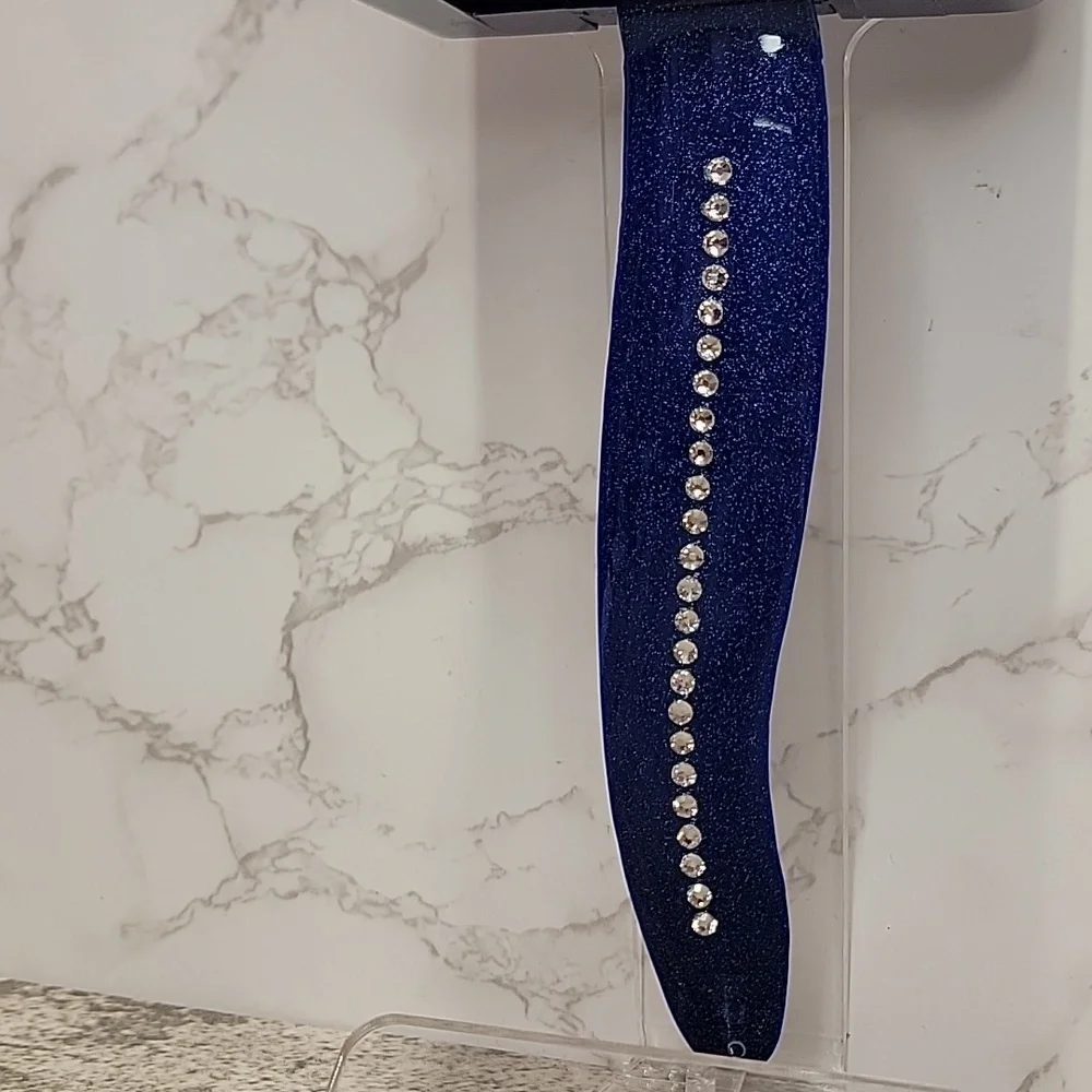 Rare Jeweled Red, White & Galaxy Blue Kit-Cat Klock LIMITED EDITION - Picture 9 of 16